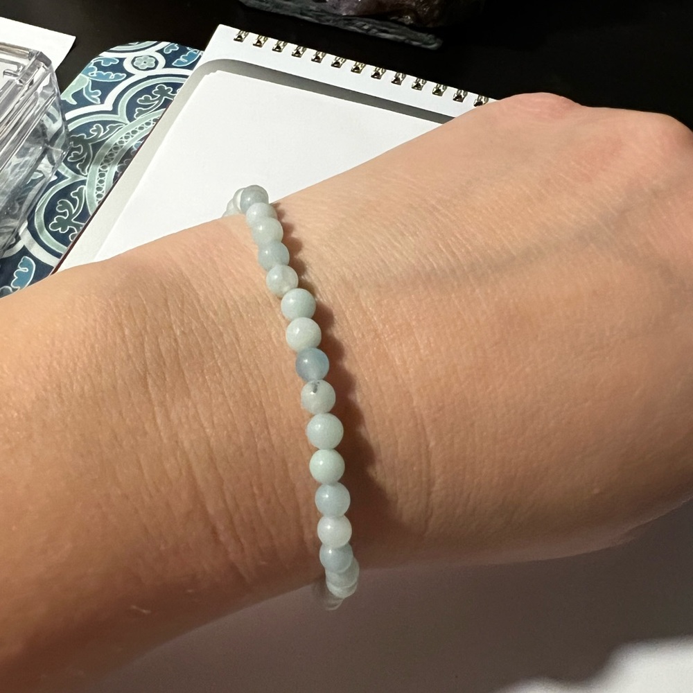 Amazonite crystal bracelet